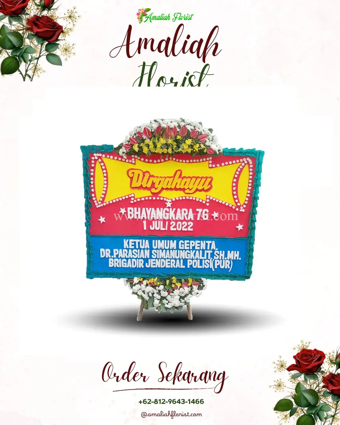 Papan Bunga HUT Ulang Tahun Halimun